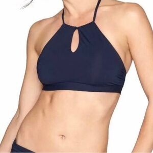Athleta High Neck Keyhole Bikini Top XL NWT
